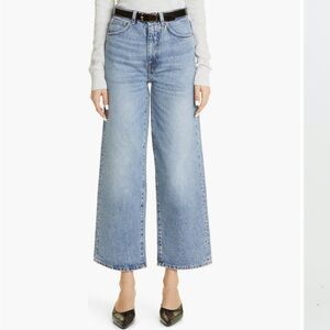 TOTEME Flair Wide Leg High Rise Jeans